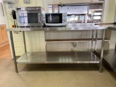 Prep Bench - Stainless Steel