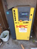 2014 Kaeser SM12 Air Compressor / Kryosec TBH 14 Refrigeration Dryer