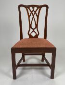 Wood frame dining chair