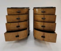 Art Deco Pair of Bedside Tables