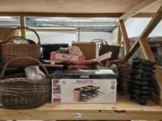 Full Shelf of Misc Catering Items