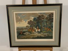 Trio of Hunting Themed Lithograph Prints