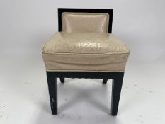 Ostrich Leather Stool