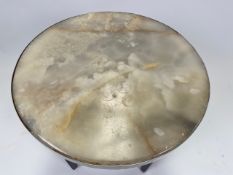Onyx Circular Side Table