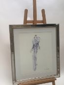 Pair of Watercolour Paintings by Poppy Waddilove