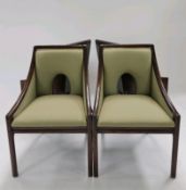 Set of 4 Mid-Century Walnut Dining Chair