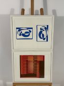 Pair of Abstract Prints by Josef Albers