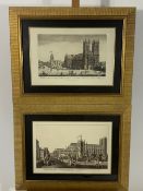 Set of 8 History Themed Lithograph Prints
