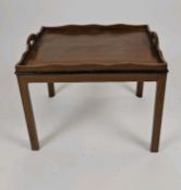 Georgian Style Mahogany Tray Top Coffee Table
