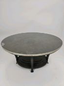 Vintage Oval Coffee Table