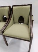 Set of 4 Mid-Century Walnut Dining Chairs