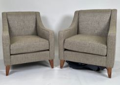 Pair of Fabric Armchairs