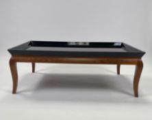 Wooden Coffee Table with Plastic Cap