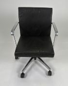 Keilhauer Adjustable Leather Office Chair