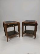 Pair of Ben Whistler Shotley Bedside Tables