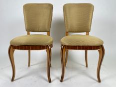 Pair of Espelette Honeycomb Dining Chairs