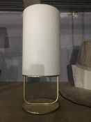 Brass Table Lamp with Shade