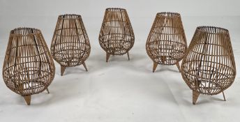 Bamboo Lanterns x 5