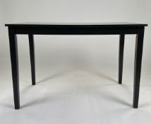 Black Wooden Dining Table