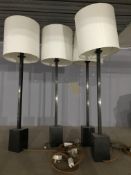 Set of 4 Vaughan Cleveland Square Table Lamps