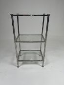 Glass Shelving Unit