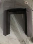 Metal Demi Lune Console Table