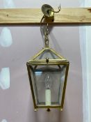 Pair of Brass Pendant Lights