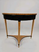 Vintage Half Moon Side Table