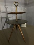 Tripod Table with Brass Handle