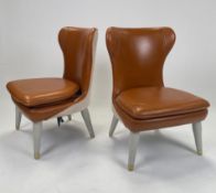 Pair of Ben Whistler Chairs Commissioned by Robert Angell Designed for The Berkeley
