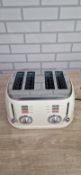 EGL RETRO 4 SLICE TOASTER - CREAM