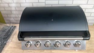 6 BURNER BBQ WITH SIDE BURNER