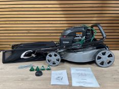 Q GARDEN 120CC 41CM PETROL PUSH LAWNMOWE