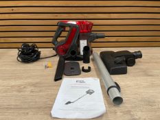 EGL CORDED 2IN1 STICK VAC-GUNMETAL & RED