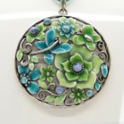 Duo of bead and disc fashion necklaces