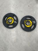 Rockit Weight Plates 15kg x2