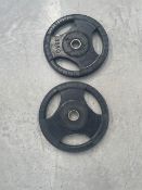 Physical 25kg weight plates x 2