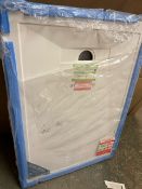 Designer 1100mm x 800mm x 25mm Ultra Low Profile Stone Shower Tray, with Stainless Steel Waste