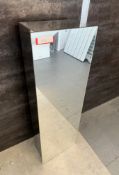 Designer MIDI Fully Mirrored Stainless Steel Bathroom Wall Cabinet. RRP £209