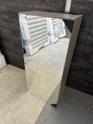 Modern Bathroom Mirror Cabinet in Natural Taupe finish. Measures 300 w x 660 h x 200 d. RRP £209 – B