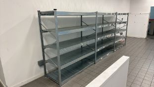 5 x Bays of Boltless Aluminium Racking / Shelving