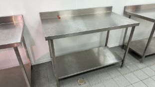 1 x Stainless Steel Work Station