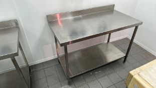 1 x Stainless Steel Work Station