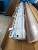1 x 5ft long IP65 6600 lumen cool white twin led 5000k ceiling light.
