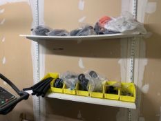 Two Shelves of Technogym Spares
