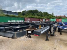 2007 Dennison Multi Purpose Splitter Skeletal Trailer