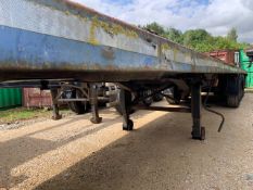2000 Montracon Tri Axle Flat Bed Trailer