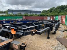 2008 Dennison Multi Purpose Splitter Skeletal Trailer
