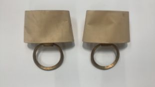 Pair of wall lights