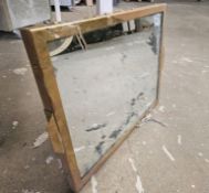 Brass Frame Mirror